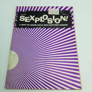Vintage Sexplosion Comic Book 101 (1968) Usa Magnum - Royal [g] Cartoon Humour