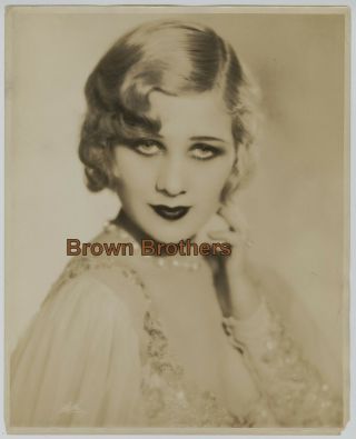 1920s Ziegfeld Girl Sultry Hazel Forbes In " Whoopie " Oversized Photo By White Bb