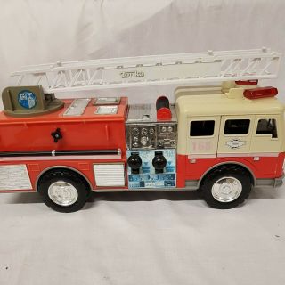 Tonka Toys Fire Engine Toy Lights Moving Ladder Vintage Reto Childrens Kids