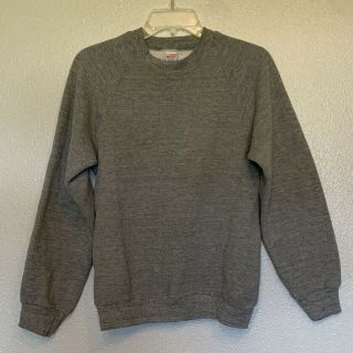 Vintage 80s Weights By Russell Rayon Tri Blend Sweatshirt Small 34 - 36
