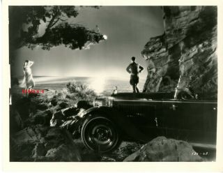 Greta Garbo & Robert Castle Vintage Photo " Single Standard " Rare Scene