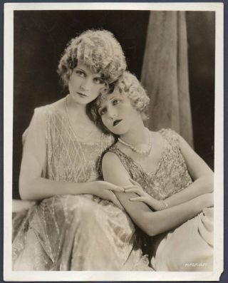 Jane & Eva Novak Sisters The Man Life Passed By 1923 Vintage Photo Sexy Actress