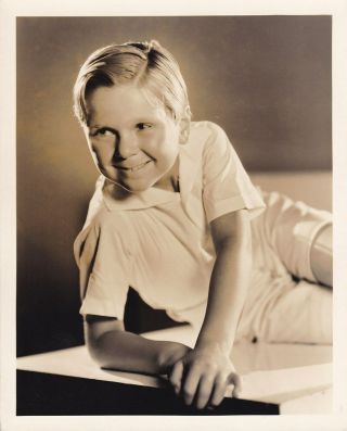 Jackie Cooper Vintage Broadway To Hollywood Clarence Bull Mgm Dbw Portrait Photo