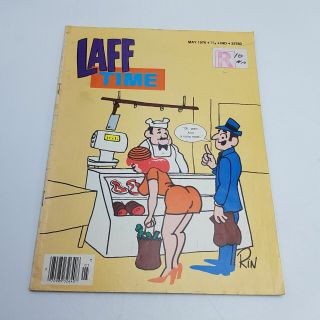 Vintage 1970s Laff Time Comic Vol.  13 4 May 1976 Adult Cartoons Humour [g,  ] Usa