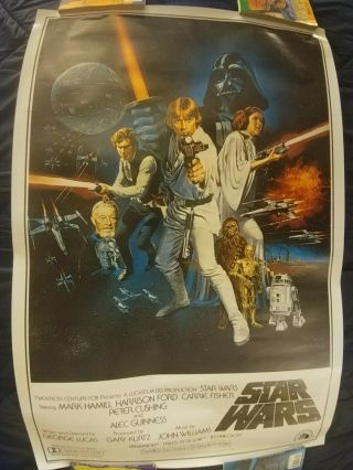 Star Wars 1977 Style C 27x41 Bootleg One Sheet Movie Poster