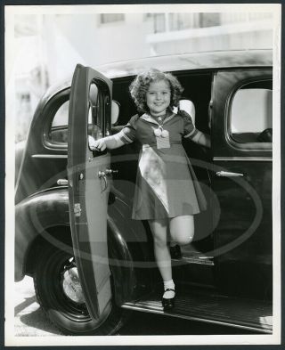 1936 Shirley Temple Cinderella Frocks Advertising Photo Nautical Dress
