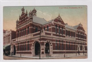 Vintage Postcard Post Office Fremantle Western Australia 1900s