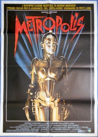 Metropolis Movie Poster Fritz Lang 