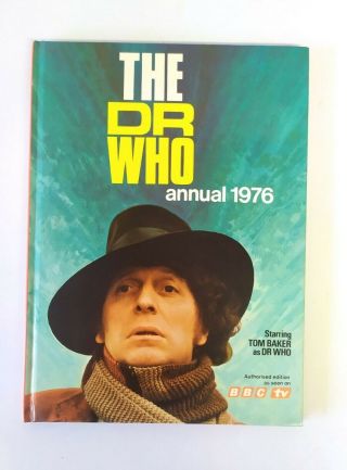 The Doctor Dr Who Annual 1976 Bbc Tv Series Vintage Sci Fi Unclipped Tom Baker