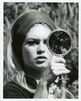 Blonde Bombshell Brigitte Bardot In Italy Filming Contempt Orig.  1963 Photograph