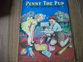 Penny The Pup Or The Tale Of A Dog,  Vintage Children 