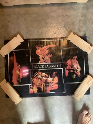 Vintage - Black Sabbath Poster - 29 X 20 "