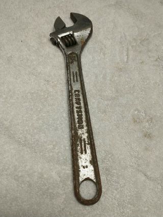 Vintage Craftsman 12” Inch Adjustable Wrench Forged Alloy Steel Usa
