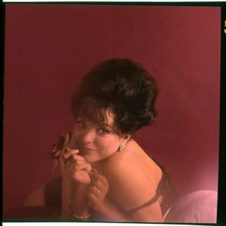 Joan Collins Sultry Boudoir Glamour Photo Shoot 2 1/4 Transparency