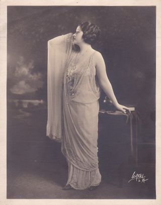 Clara Kimball Young Vintage 1920s Witzel Dbw Silent Portrait Photo