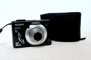 Vintage Sony Cyber Shot Dsc - W15 Compact Digital Camera - Black
