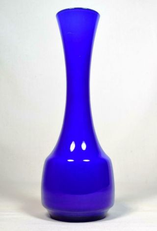 Vintage Scandinavian 60s Style Cased Glass Vase