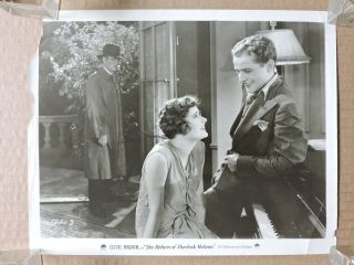 Phillips Holmes And Betty Lawford Orig Photo 1929 The Return Of Sherlock Holmes