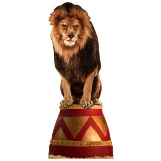 Circus Lion Lifesize Cardboard Cutout Standee Standup Poster Big Cat