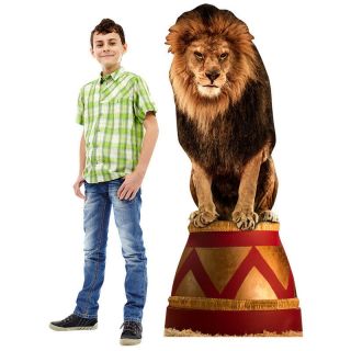 CIRCUS LION Lifesize CARDBOARD CUTOUT Standee Standup Poster Big Cat 3