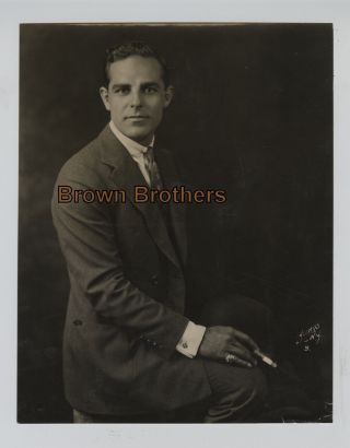 1920s Vitagraph Actor Darkly Handsome Antonio Moreno Portrait Photo By Bangs 1