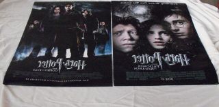 Harry Potter Ds Posters: The Prisoner Of Azkaban 2004 & The Goblet Of Fire 2005