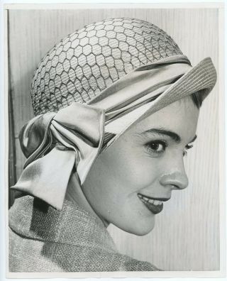 Tragic International Star Jean Seberg Young Beauty Early Career Photograph 1958