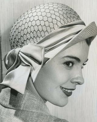 Tragic International Star Jean Seberg Young Beauty Early Career Photograph 1958 2