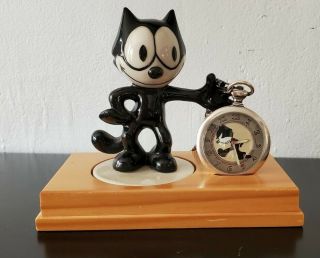 Felix The Cat Fossil Limited Edition Pocket Watch Collectible
