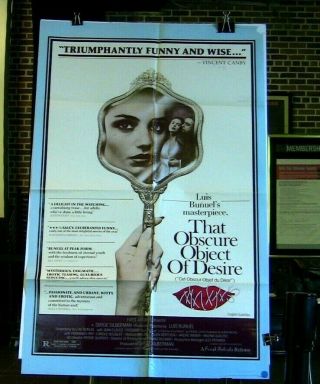 One Sheet Poster That Obscure Object Of Desire (1977) Dir: Luis Bunuel