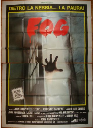 The Fog - John Carpenter - A.  Barbeau - Jamie Lee Curtis - Horror - Italian 4sh (55x78)