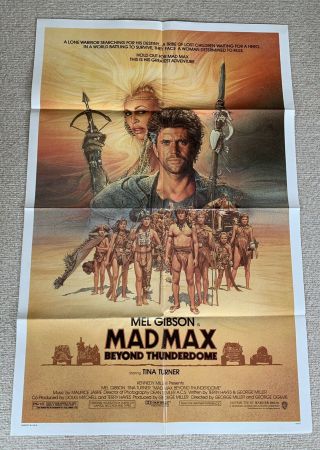 Mad Max Beyond Thunderdome Movie Poster (27 " X 41 ")