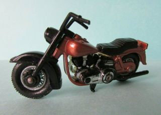 Fab Vintage 1980 Matchbox Lesney Harley Davidson Die Cast Toy Motorbike No 50