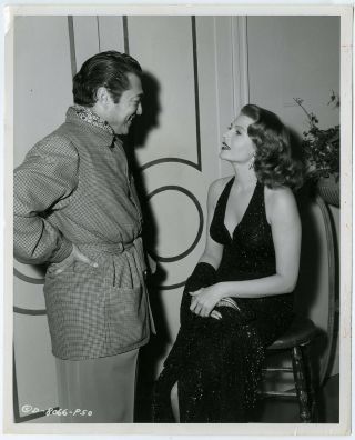 Vincent Sherman & Rita Hayworth 1952 Affair In Trinidad Behind The Scenes Photo