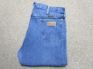 Mens Vintage Wrangler 36 " W 34 " L Straight Leg Jeans / Ref A16017