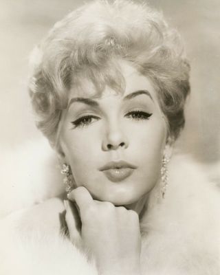 Pouty Blonde Bombshell Stella Stevens 1961 Enticing Glamour Photograph 2