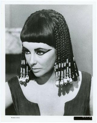 Elizabeth Taylor As Legendary Egyptian Queen Cleopatra Photograph 1963