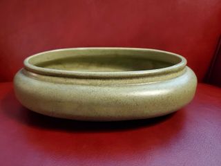 Vintage Haeger Pottery Sage Green Speckled Mid - Century Oval Planter Bowl Dish