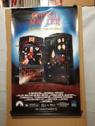 Puppet Master Promo Poster For Any Damage 23x37 Store