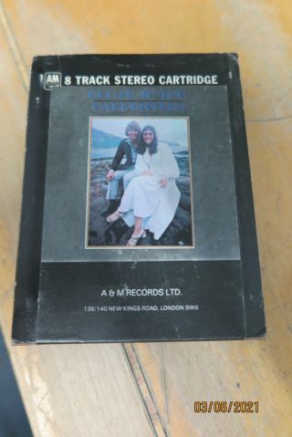 Vintage 8 Track Cartridge - Carpenters - Close To You -