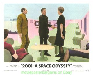 2001: A Space Odyssey Lobby Card 11x14 Inch Movie Poster R1972 Card 3 N.