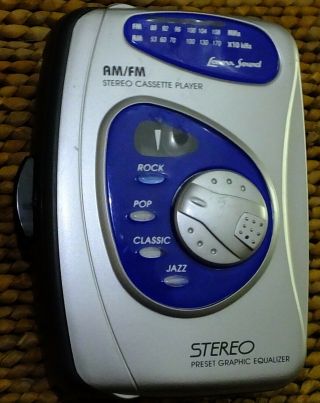 Vintage Lenoxx Sound Am/fm Stereo Cassette Player Model 1129 - Sounds Great