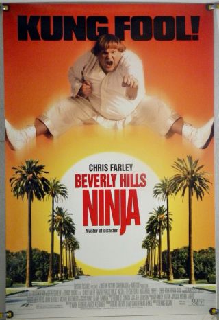 Beverly Hills Ninja Ds Rolled Orig 1sh Movie Poster Chris Farley Chris Rock 1997
