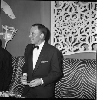 Frank Sinatra Rare Candid In Tuxedo 1960 