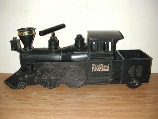 Vintage Marx The Pioneer 49 Ride - On Plastic Toy Train Locomotive