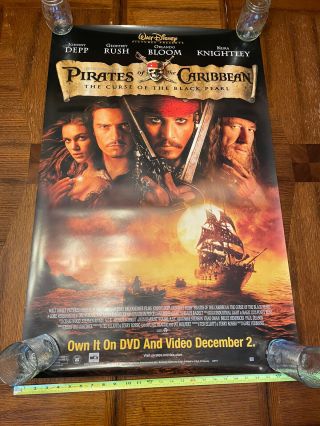 Pirates Of The Caribbean The Curse Of The Black Pearl Poster 26x40