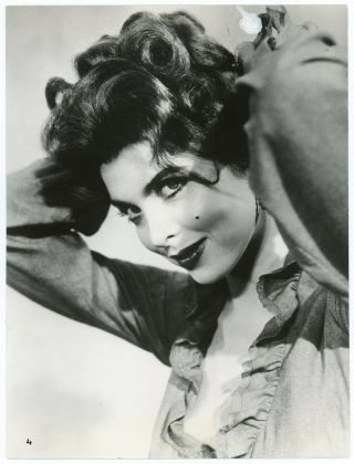 Sultry Redhead Tina Louise 1959 Day Of The Outlaw Production Photograph