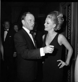 Frank Sinatra Virna Lisi 1966 Candid 2.  25 X 2.  25 Camera Negative
