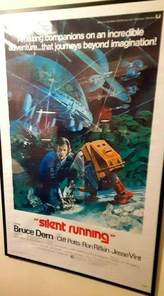 Silent Running Movie Poster 40x27 " Bruce Dern.  Sci Fi.