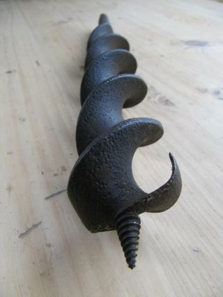 Unusual Large Vintage Auger Drill Bit - 1 ¹¹/₁₆ Inches